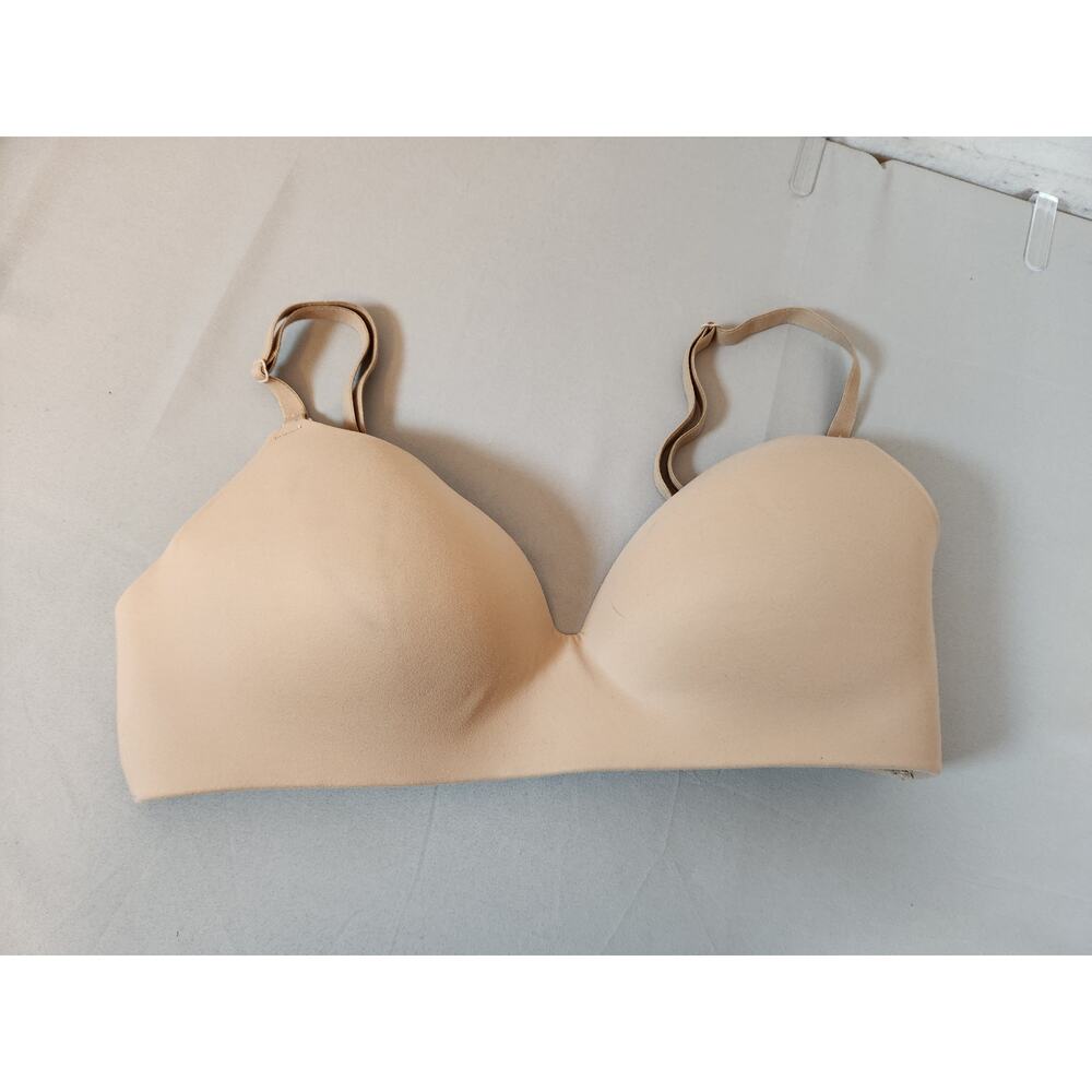 Soma Women's Beige Stretch Enbliss Nursing Wireless‎ Padded  Bra Size 34D